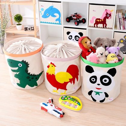 Dust-proof Large Capacity Toy Storage Basket